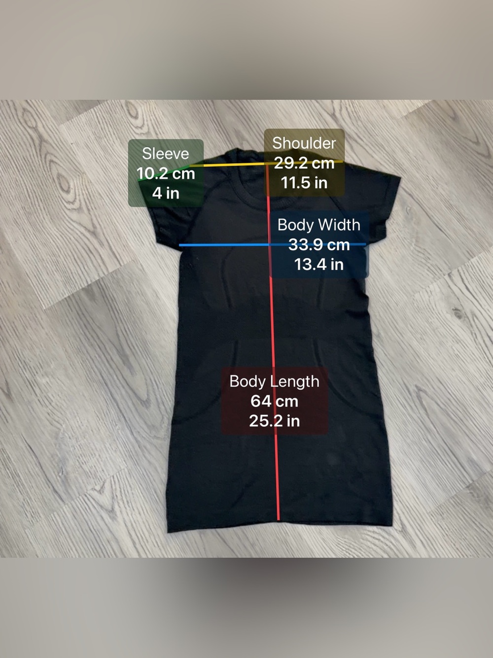 NEW Lululemon Swiftly Tech Short-Sleeve Shirt 2.0 Hip Length In Black Size 4 NEW - Picture 10 of 11